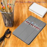 BTS-Três Tons<br><div class="desc">Essa frase gráfica familiar, com tema Educacional, é criada em um efeito tridimensional - com cores de 3 tons, de vermelho, cinza e azul.</div>