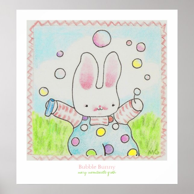 Bubble Bunny poster (Frente)