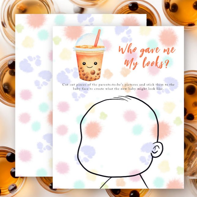 Bubble tea baby shower - Who gave me My looks? (Criador carregado)