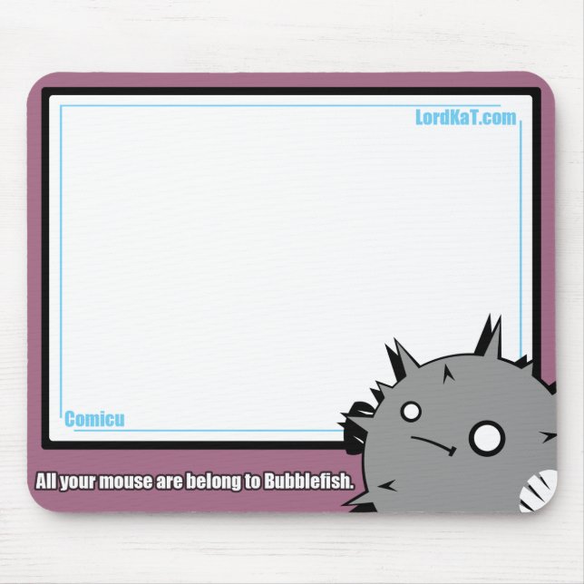 BubbleFishes Mousepad (Frente)