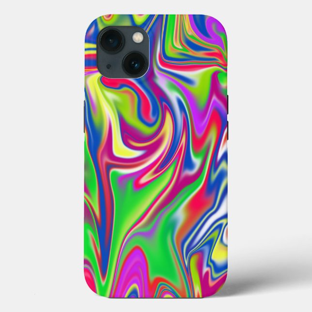 Bubblegum Marble, iPhone 13 Case (Verso)