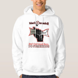 "Buck and Ballot" Capuz de Pullover Branco para Ho