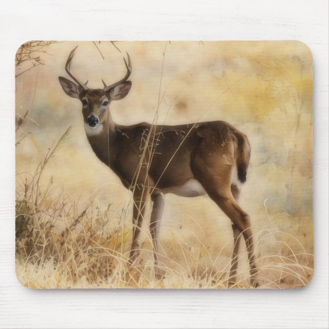 Buck Deer Wild Animal Mousepad (Frente)