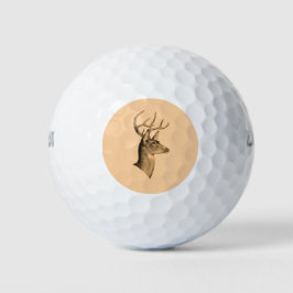 Buck Head Burlywood Golf Balls