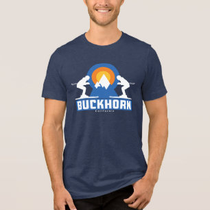 Buckhorn Ski Sunset Retro T-Shirt