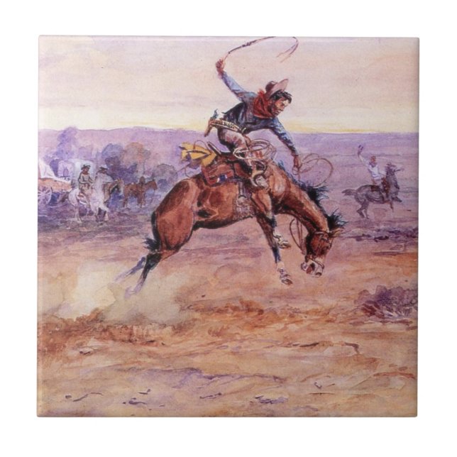 Bucking Bronco (Amarrando um Cavalo Selvagem) (Frente)