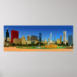Buckingham Fountain Poster