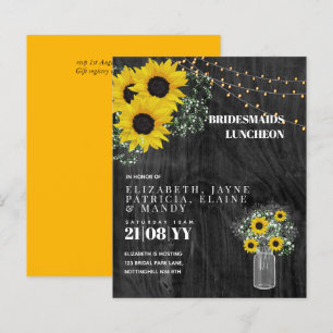 Bud Bridesmaids Luncheon Brunch Floral