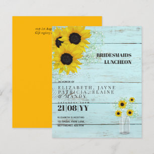 Bud Bridesmaids Luncheon Brunch Floral