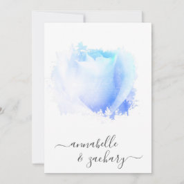 *~* Bud Rosa + RSVP - Convite de Casamento QR AR8