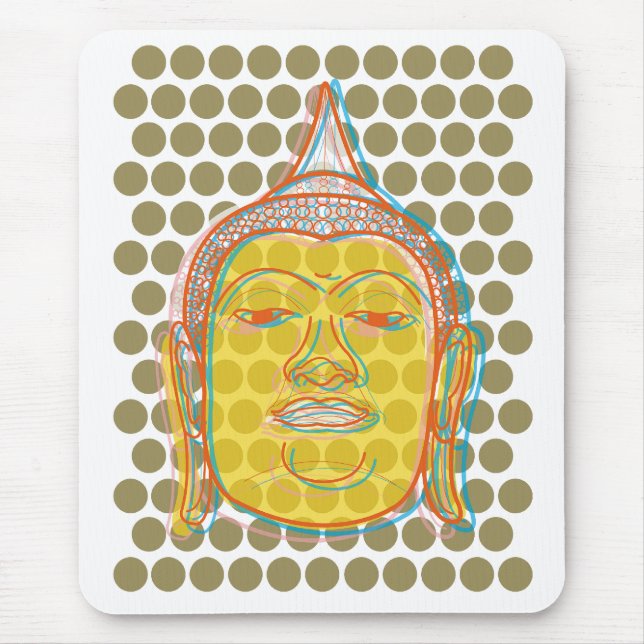 Buda Pop Dots Mousepad (Frente)