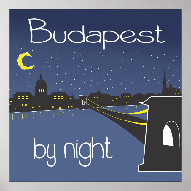 Budapest By Night, Budapest poster (Frente)
