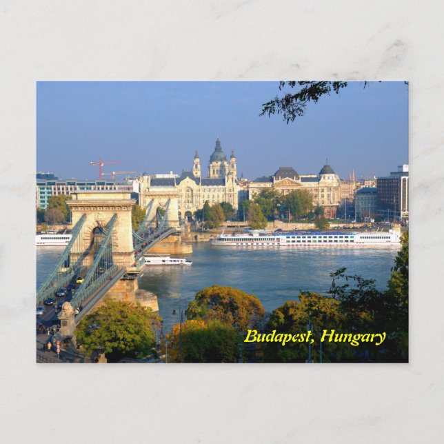 budapest, cartão postal hungria (Frente)