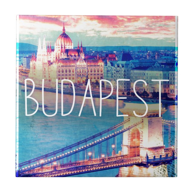 Budapest, vintage poster (Frente)