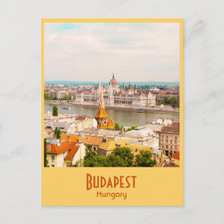 Budapeste, Hungria Cartão postal Vintage