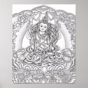 Buddha do impressão da piedade