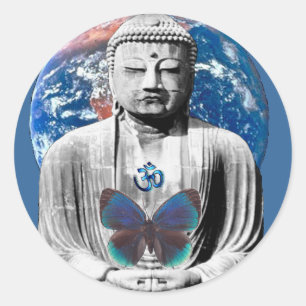 Buddha espera a etiqueta