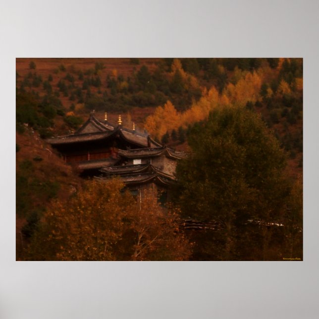 Buddhist Temple Poster (Frente)