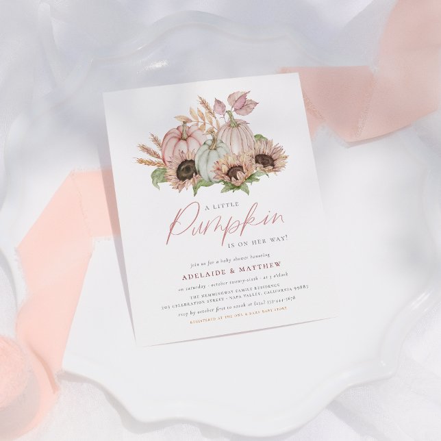 Budget A Little Pumpkin Sunflower Girl Baby Shower (Criador carregado)