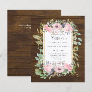 BUDGET Blush Floral Sage Casamento Verde