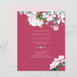 BUDGET Blush Pink Magnolias Sage Eucalyptus Wed