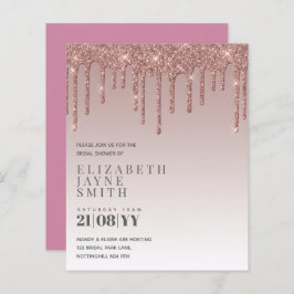 BUDGET Bonito Girly Chá de panela Convida a brilha