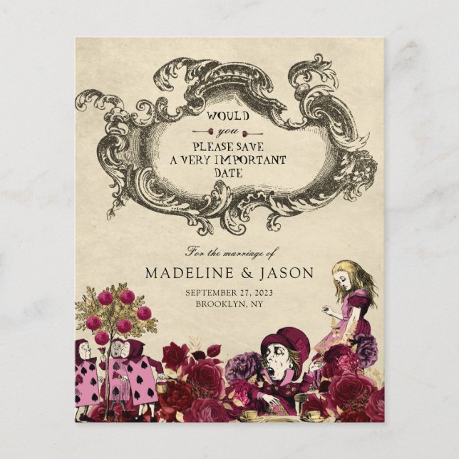 BUDGET Burgundy Dourada Alice no Casamento das Mar (Frente)