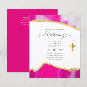 BUDGET CHRISTENTE Convite Baptism Bautizo Bautismo