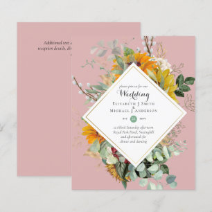 BUDGET Convites para Casamento Floral Púrpura Lara