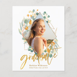 BUDGET Dourado Eucalyptus Formando Geométrico Conv