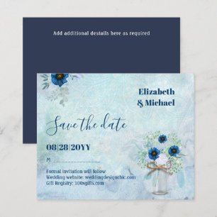 BUDGET Dusty Blue Salve Datas Rustic Casamento