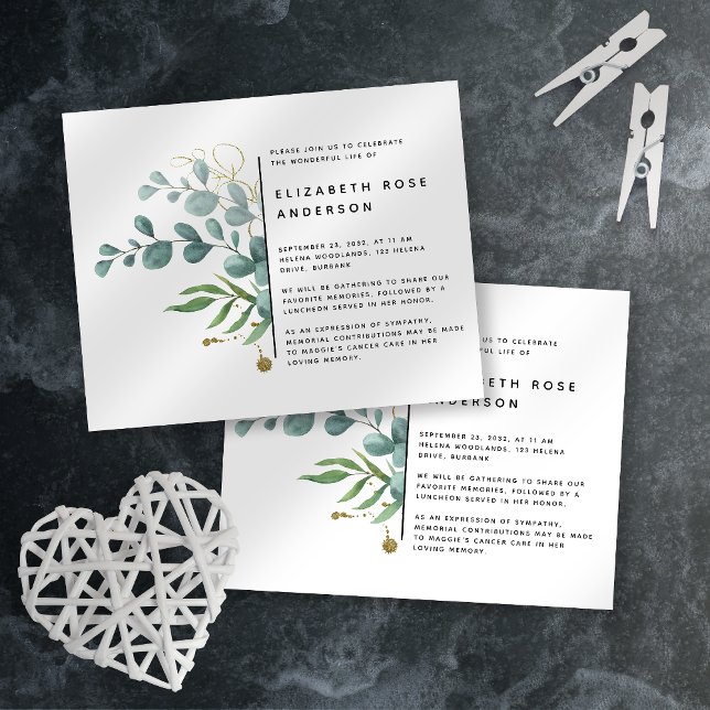 BUDGET Eucalyptus Celebração do Convite à Vida (Criador carregado)