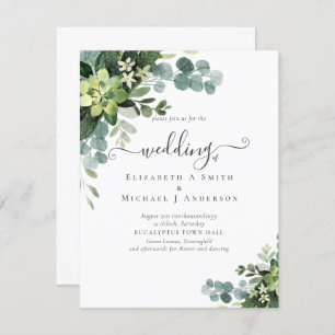 BUDGET Eucalyptus greenery Casamento