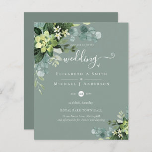 BUDGET Eucalyptus greenery Casamento