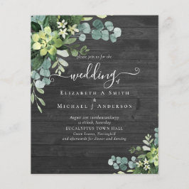 BUDGET Eucalyptus Greenery Casamento