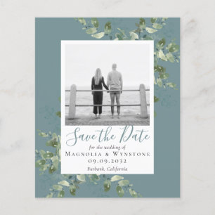 BUDGET Eucalyptus Watercolor Casamento Salva A Dat