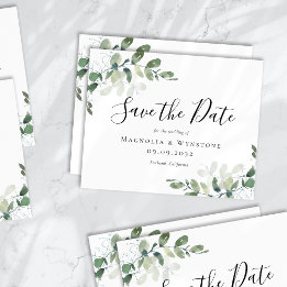 BUDGET Eucalyptus Watercolor Casamento Salva A Dat