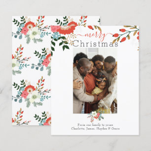 BUDGET Feliz Feriado de Natal Floral
