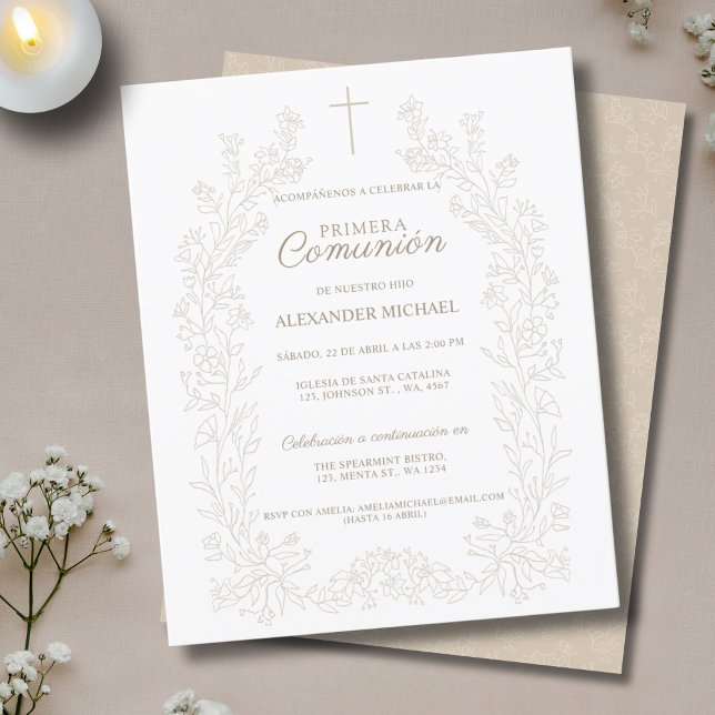 Budget First Communion Spanish Primera Comunion (Criador carregado)