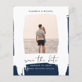 BUDGET Foto Salvar Data Simples Minimalista Simple