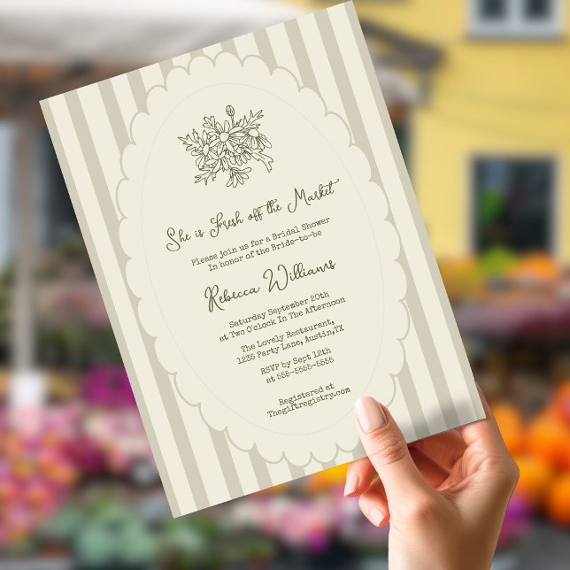 Budget Fresh off Market Sage Green Bridal Shower (Criador carregado)