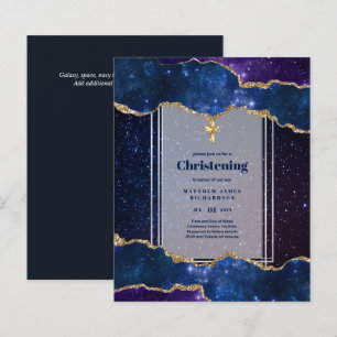 BUDGET Galaxy CHRISTENING Convida Baptism Bautizo