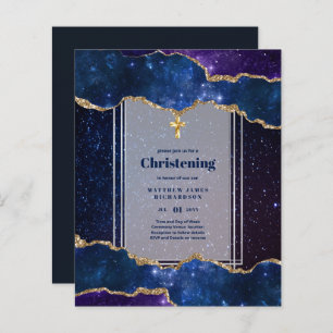 BUDGET Galaxy CHRISTENING Convida Baptism Bautizo