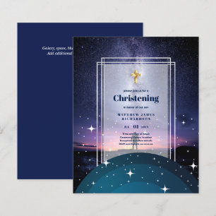 BUDGET Galaxy CHRISTENING Convida Baptism Bautizo