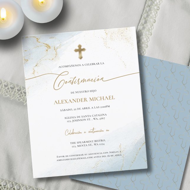 Budget Gold Cross Boy Confirmation Confirmacion  (Criador carregado)