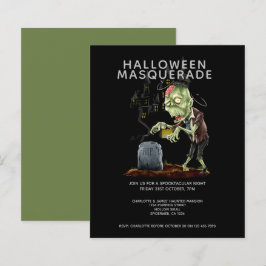 BUDGET Halloween Mascarada Zombie Brain Grave