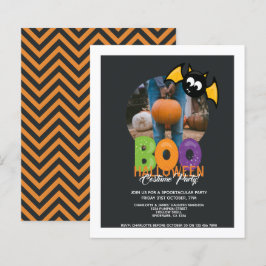 BUDGET Halloween Party Boo E Bat Personalizados