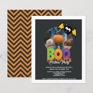 BUDGET Halloween Party Boo E Bat Personalizados