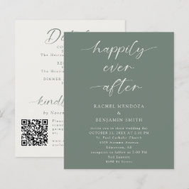 Budget Happily Ever After Wedding 2-Sided Details 