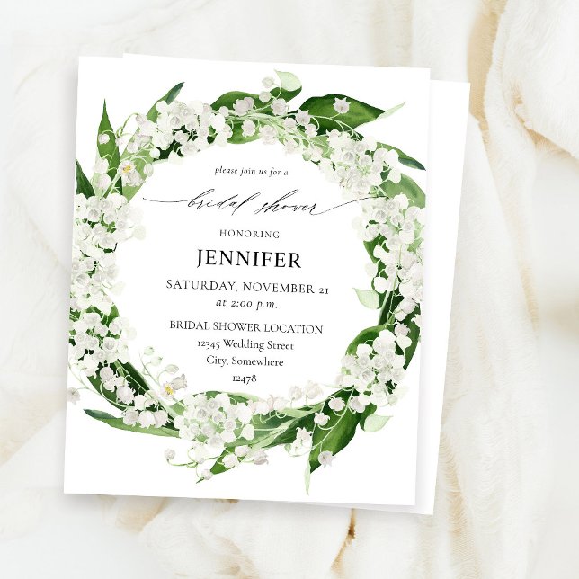 Budget Lily do Vale Floral Chá de panela (Criador carregado)